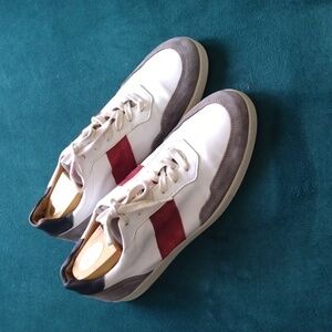 Bexley Minimalist/Retro Leather Sneakers (Made in Portugal)  US 11.5 = EU 45